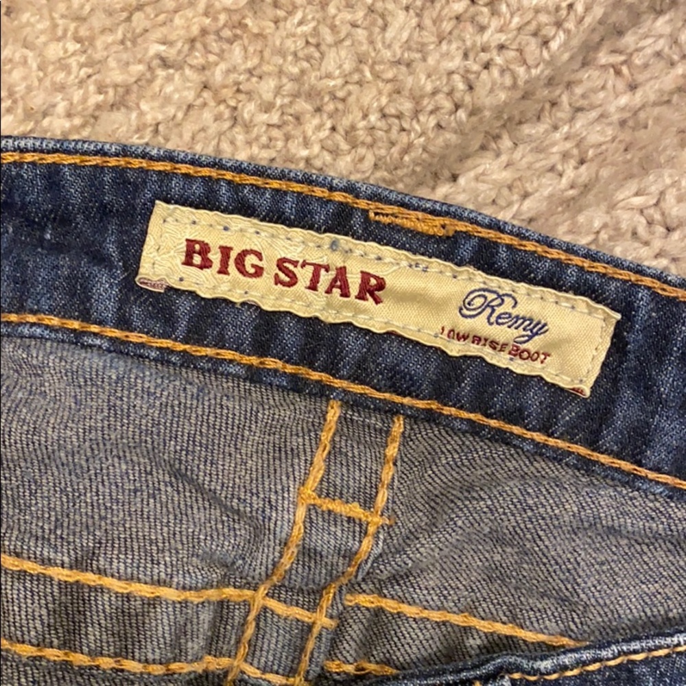 Size 26R Big Star Remy Low Rise Jeans - Picture 3 of 3